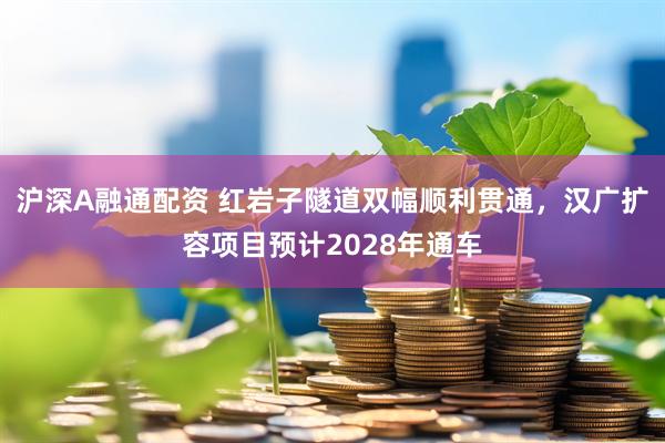 沪深A融通配资 红岩子隧道双幅顺利贯通，汉广扩容项目预计2028年通车