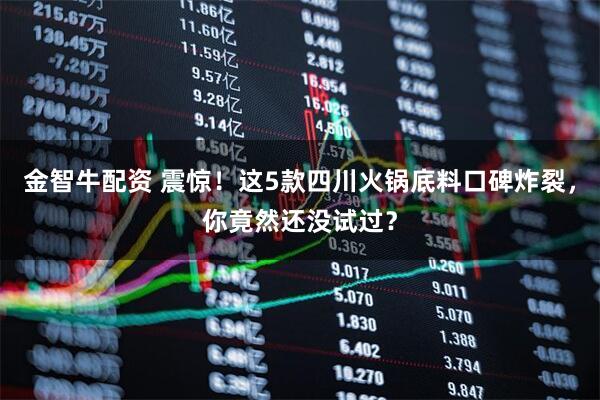 金智牛配资 震惊！这5款四川火锅底料口碑炸裂，你竟然还没试过？